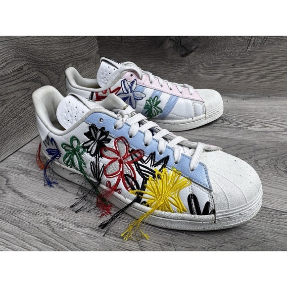 adidas Superstar Sean Wotherspoon Superearth Mens 7.5 Womens 9 Shoes Sneakers - Picture 2 of 15
